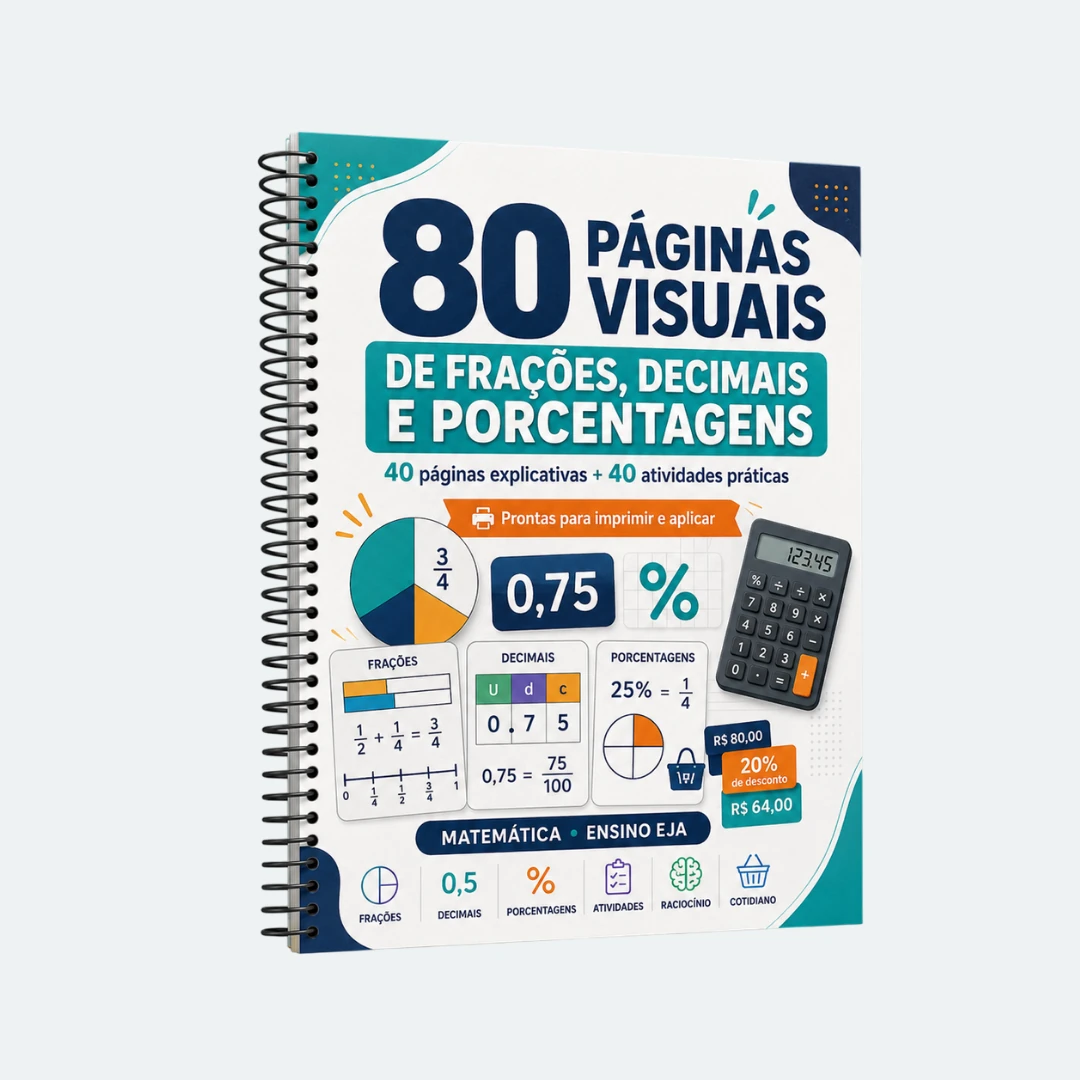 Frações, Decimais e Porcentagens para EJA — plano básico